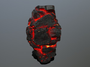lava rocks 3D Модель