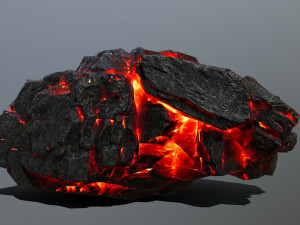 lava rocks 3D Модель