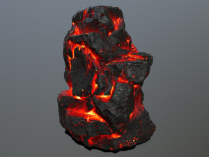 lava rocks 3D Модель