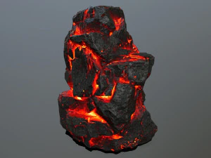 lava rocks 3D Model