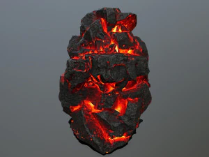 lava rocks 3D Model
