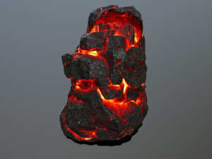 lava rocks 3D Модель