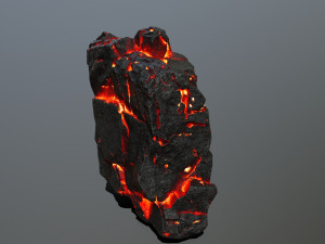 lava rocks 3D Модель