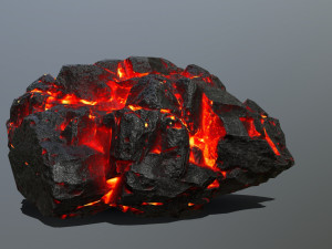 lava rocks 3D Модель