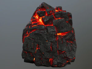 lava rocks 3D Model
