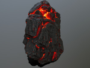 lava rocks 3D Модель