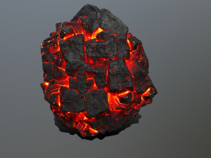 lava rocks 3D Модель
