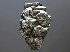 snow rocks 3D Model