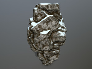 snow rocks 3D 模型