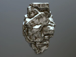 snow rocks 3D Model