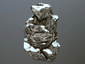 snow rocks 3D Model
