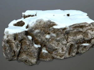 snow rocks 3D Model