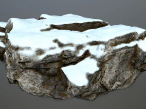 snow rocks 3D Model