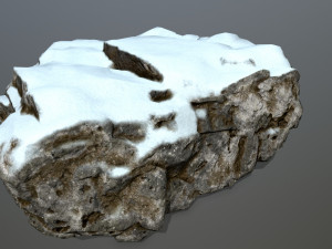 snow rocks 3D 模型