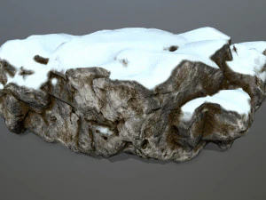 snow rocks 3D Model