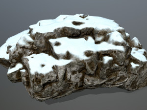 snow rocks 3D 模型