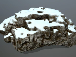 snow rocks 3D Model