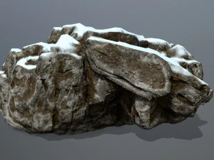 snow rocks 3D Model