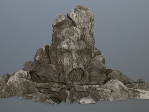 rock gate 3D Model