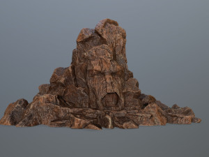 rock gate 3D 模型