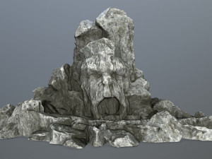 rock gate 3D Model