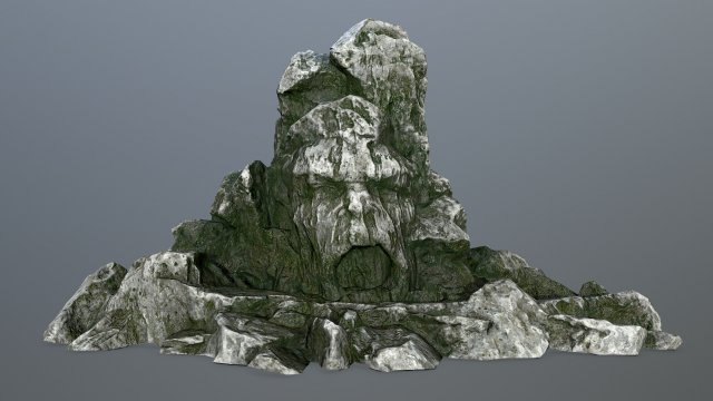 rock gate Model 3D .c4d .max .obj .3ds .fbx .stl .blend 