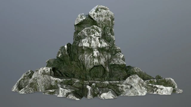 rock gate 3D Model .c4d .max .obj .3ds .fbx .stl .blend 