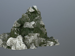 rock gate Model 3D