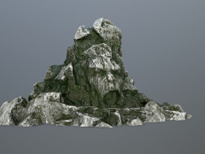 rock gate Model 3D