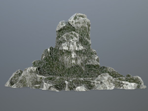 rock gate Model 3D