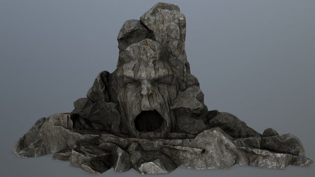 rock gate Modelo 3D .c4d .max .obj .3ds .fbx .stl .blend 