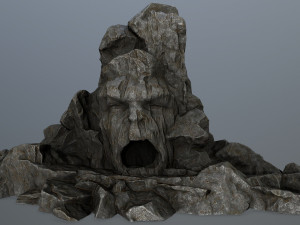 rock gate 3D मॉडल