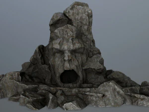 port&atilde;o de pedra Modelo 3D