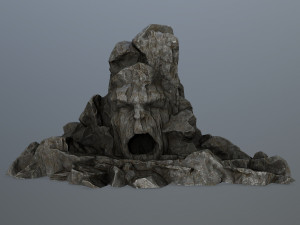 rock gate Modelo 3D