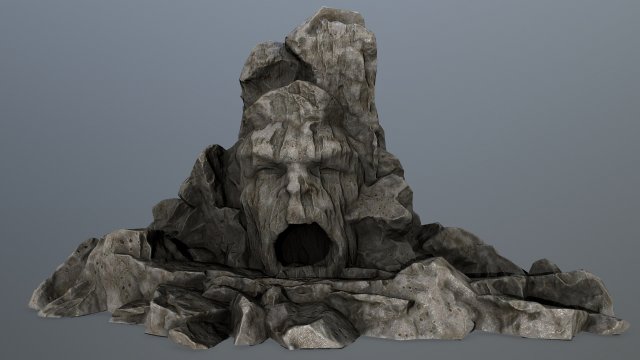 rock gate Modello 3D .c4d .max .obj .3ds .fbx .stl .blend 