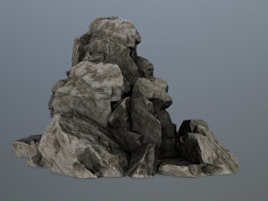 rock gate Modello 3D
