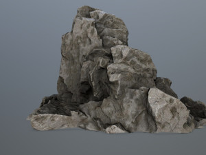 rock gate Modello 3D