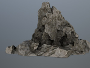 rock gate Modello 3D