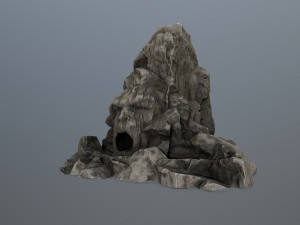 rock gate Modello 3D