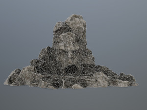 rock gate Modello 3D