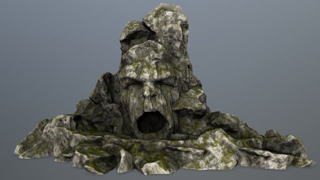 rock gate 3Dモデル .c4d .max .obj .3ds .fbx .stl .blend 