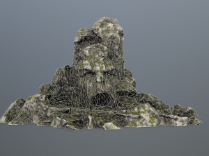 rock gate 3Dモデル
