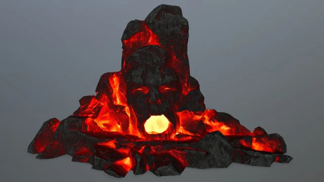rock gate 3D Model .c4d .max .obj .3ds .fbx .stl .blend 
