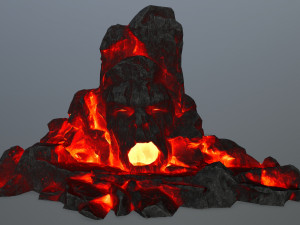 rock gate 3D 모델