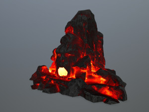 rock gate 3D 模型
