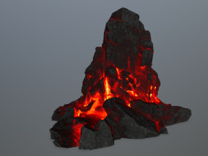 rock gate 3D 模型