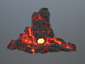 rock gate 3D 模型