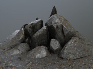 rocks 3D मॉडल