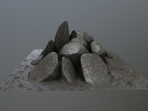 rocks 3D मॉडल