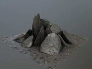 rocks 3D मॉडल